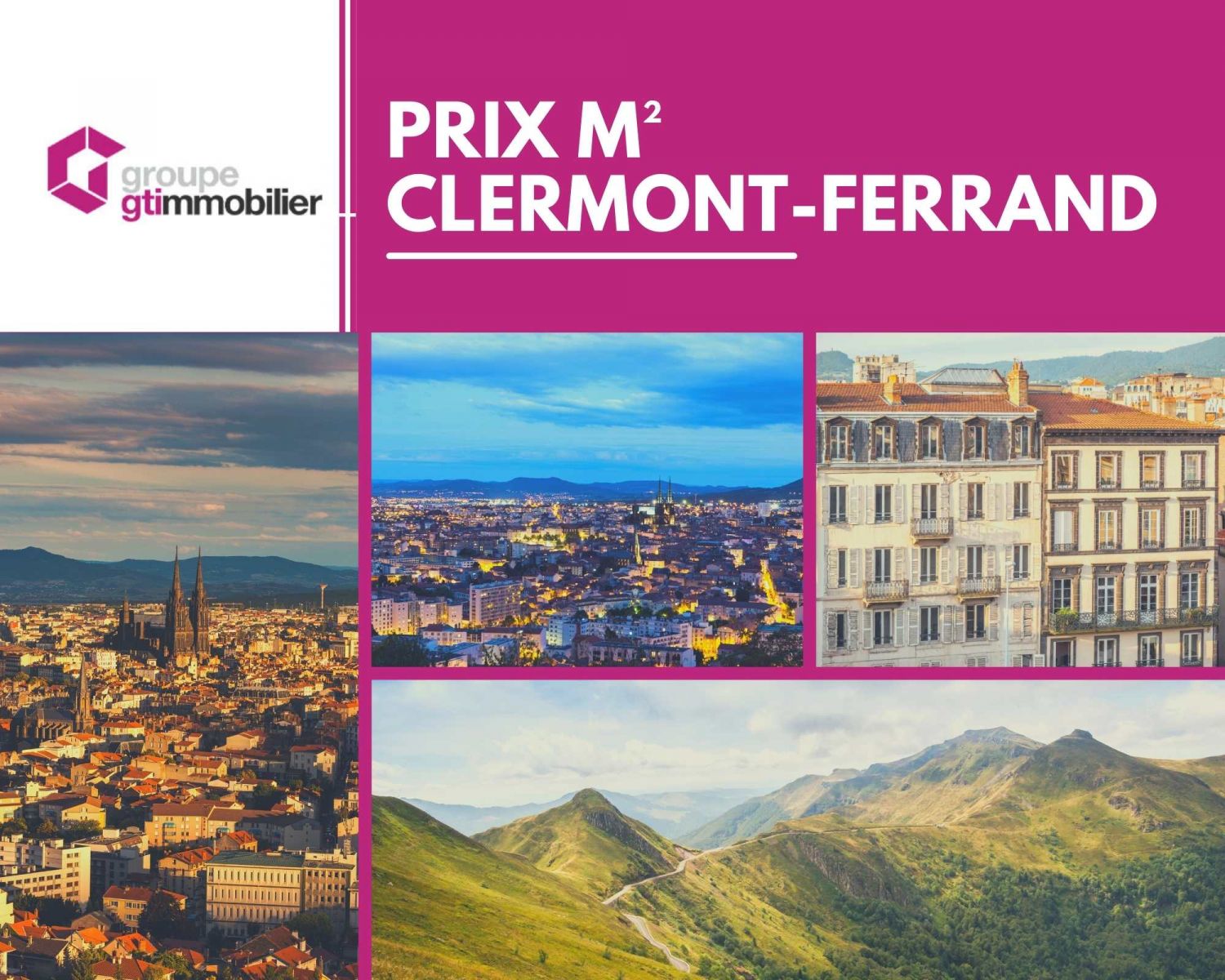 Prix de l'immobilier à Clermont-Ferrand : prix m2
